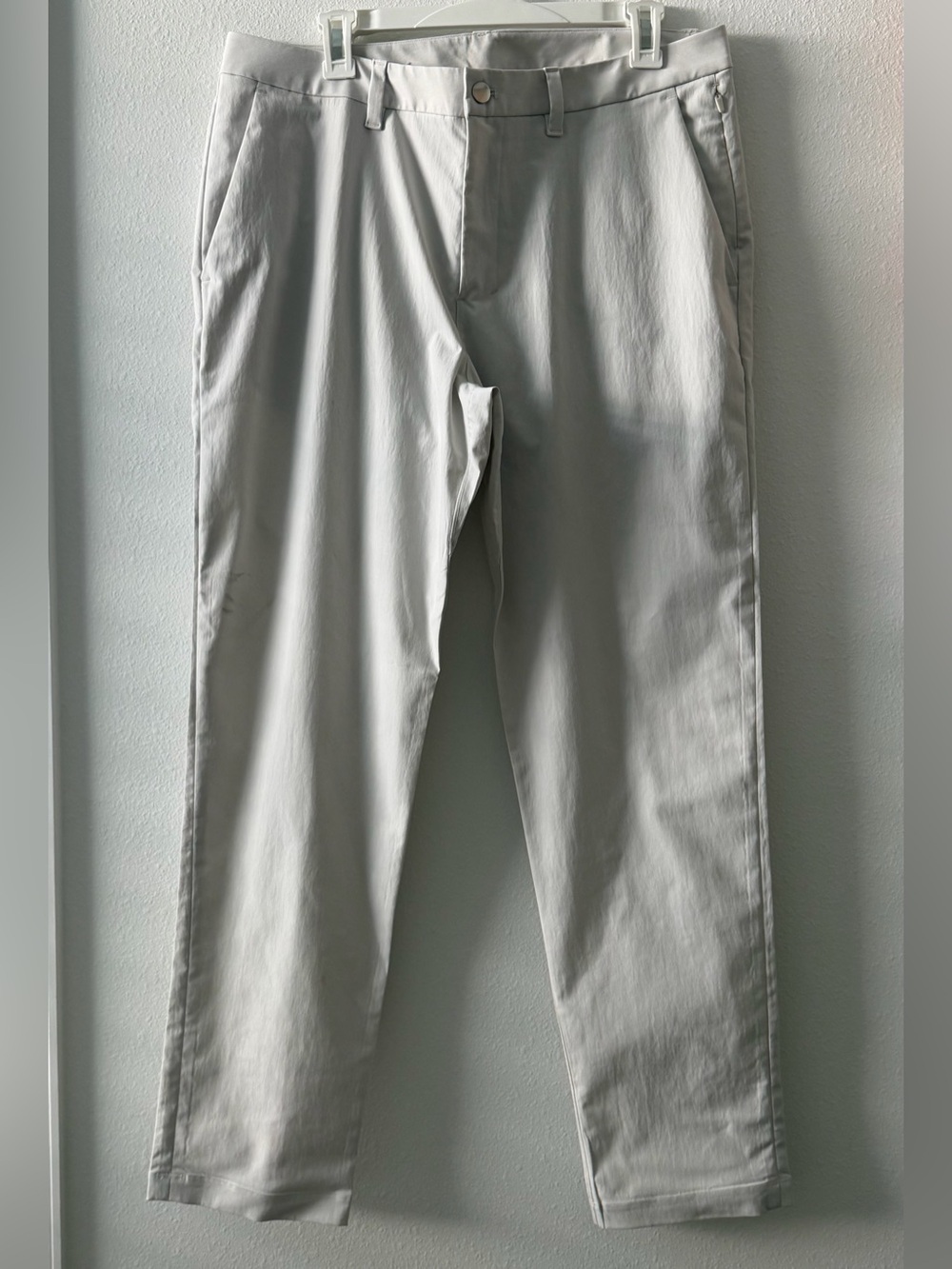 Lululemon ABC Classic-Fit Trouser Smooth Twill Men's 36 Bone